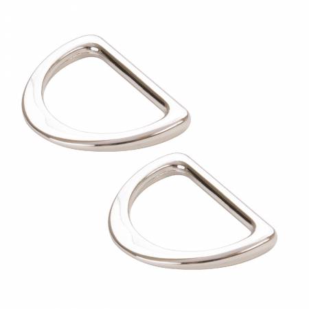 Flat D Ring 1'' Nickel