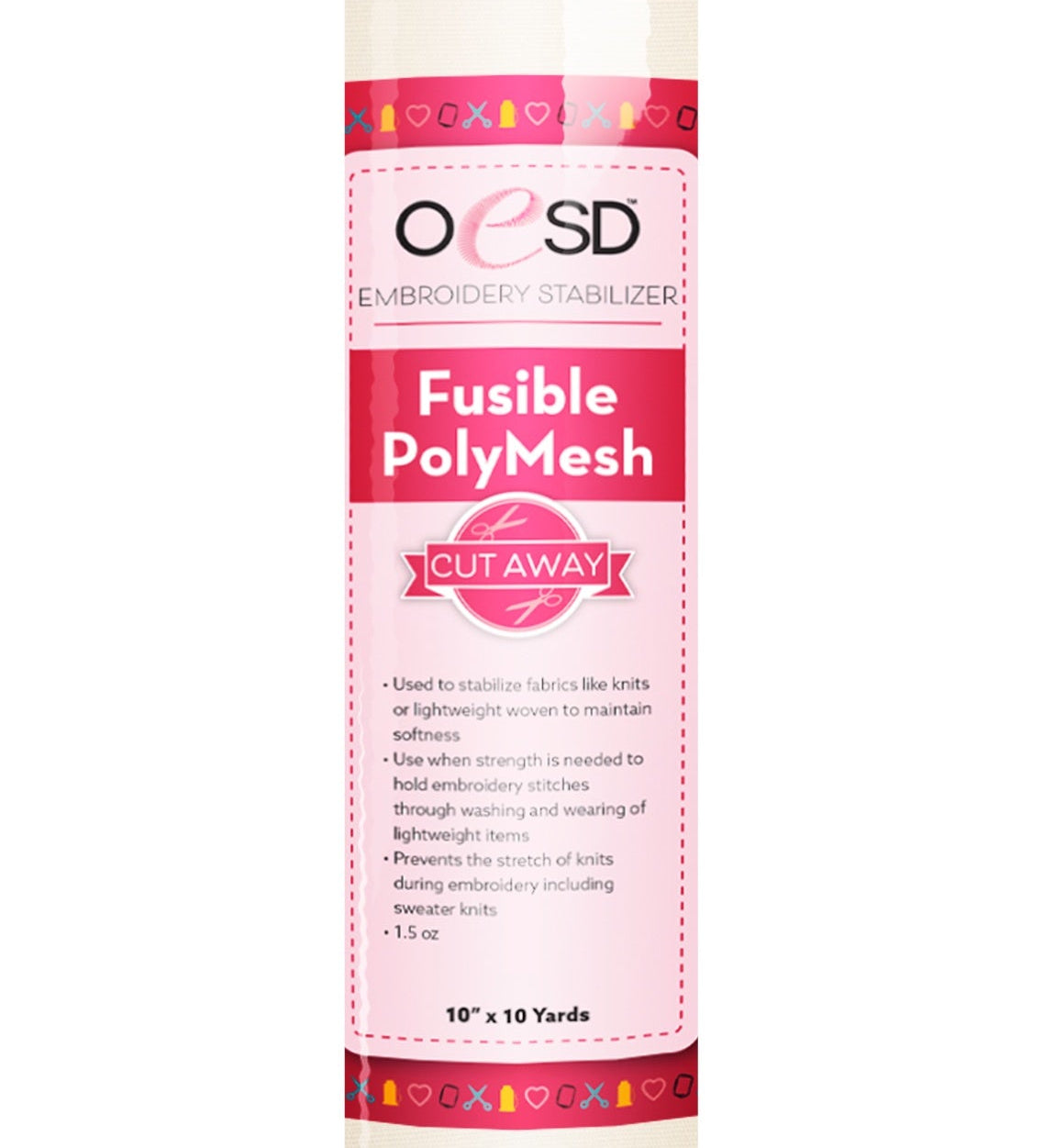 OESD Fusible PolyMesh packaging on a white background