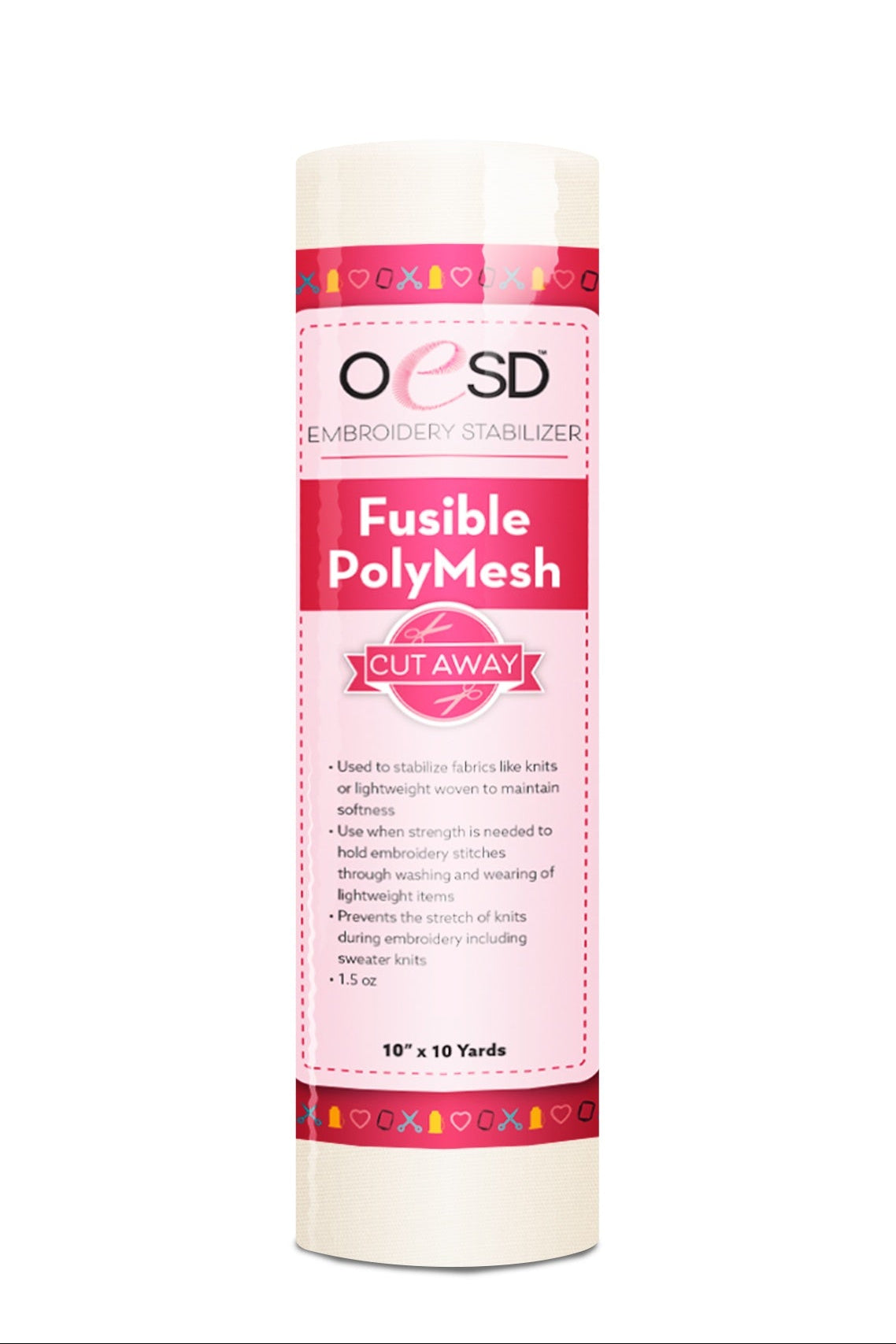 OESD Fusible PolyMesh packaging on a white background