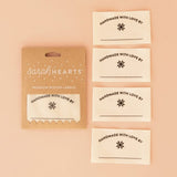 Handmade with Love Organic Cotton Write-In Quilt Labels LC188