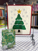Christmas Tree Embroidery Design and Fabric Kit
