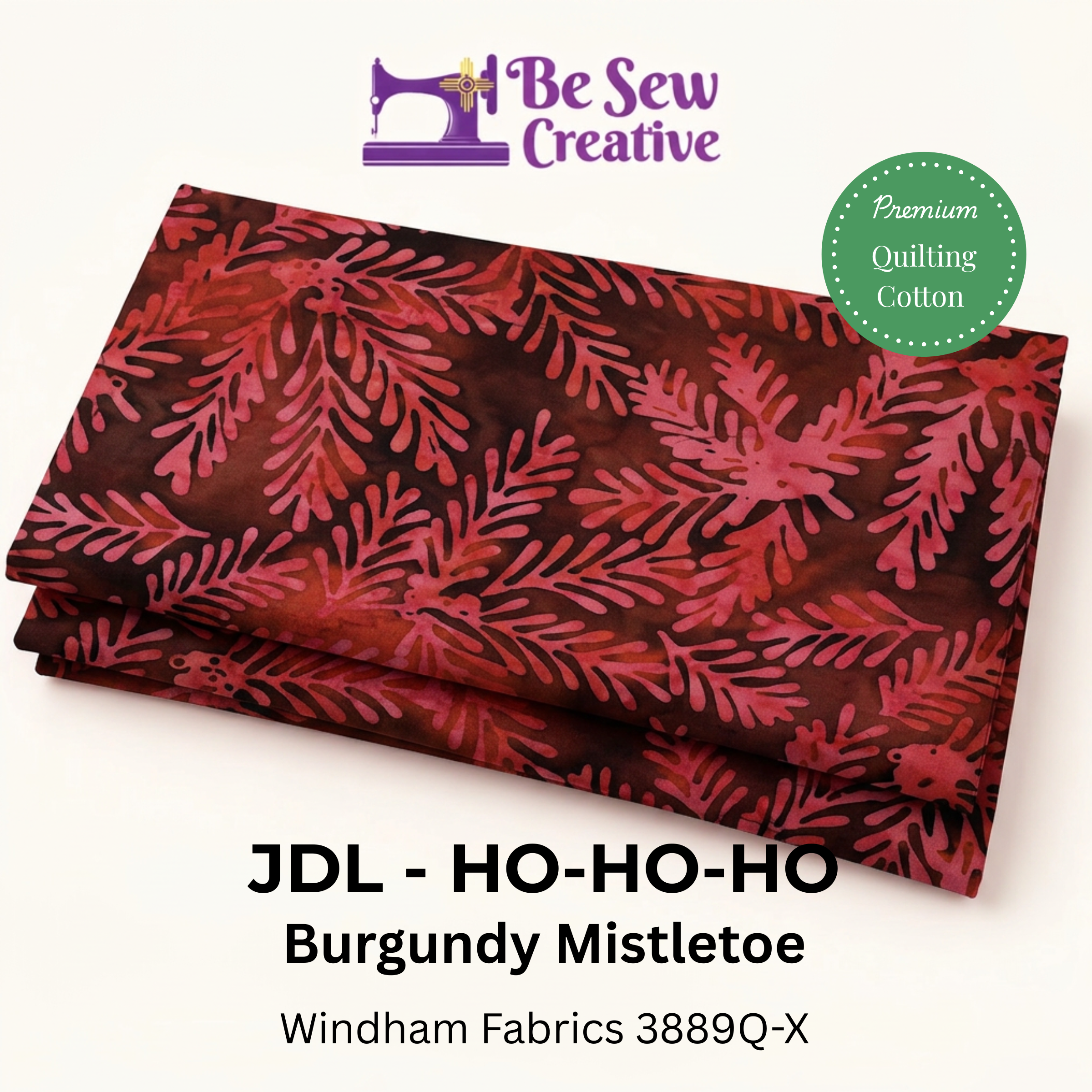Be Sew Creative Ho-Ho-Ho Info Display