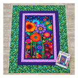 Jubilant Garden Glow Quilt Kit