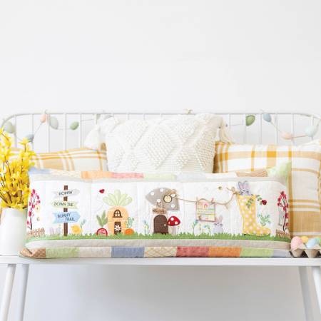 Kimberbell Hoppin Down the Bunny Trail Bench  Pillow CD KD5140