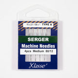 Klasse serger machine needles packaging on a white background
