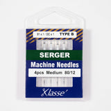 Klasse serger machine needles packaging on a white background