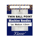 Packaging of Klasse Twin Ballpoint 4mm Needles - AA5155.040