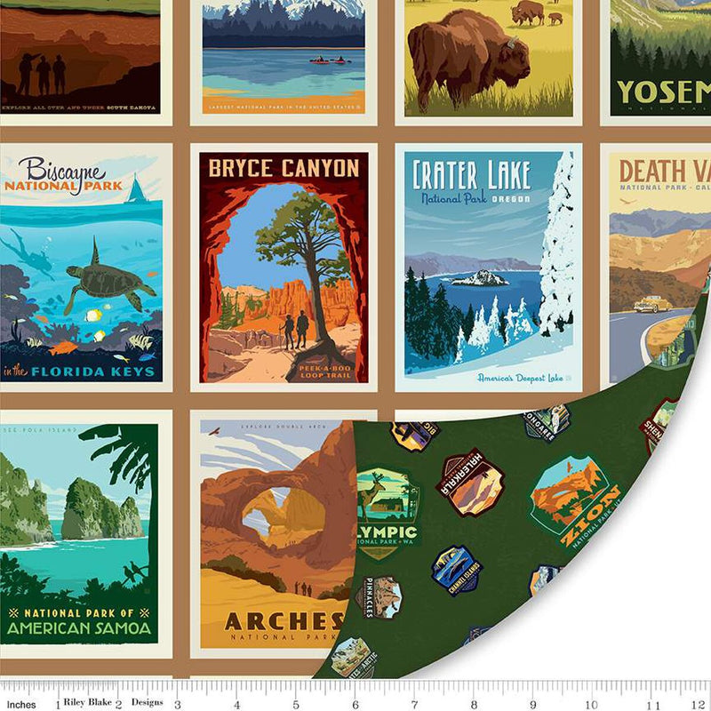 Double lush Velvet National Parks 58/60" wide  LV16802