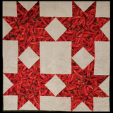Chile Pepper Lemoyne Star Wall Hanging