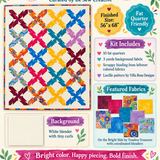 Lucille Quilt Kit - On The Bright SIde