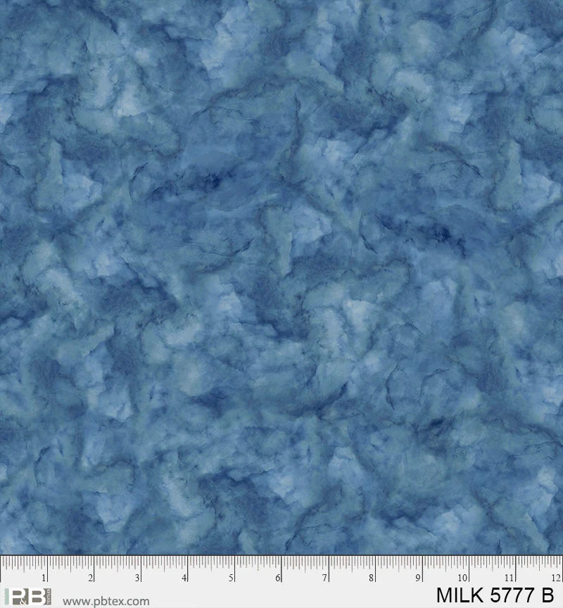 Milk Paint Texture Med Blue MILK05777-B