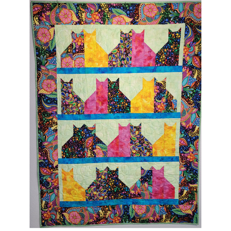 Cat City / Carnival Fabric and Pattern Kit