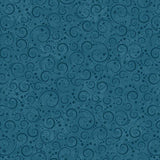 Nordic Holiday Village Mini Swirls 3609-77 Blue