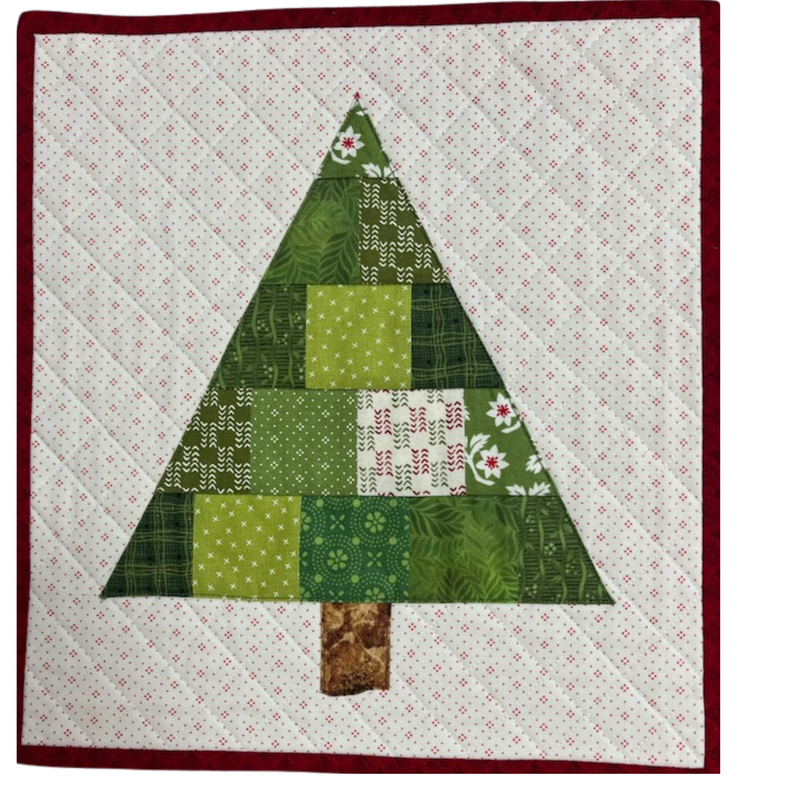 Patchwork Mini Tree Pattern