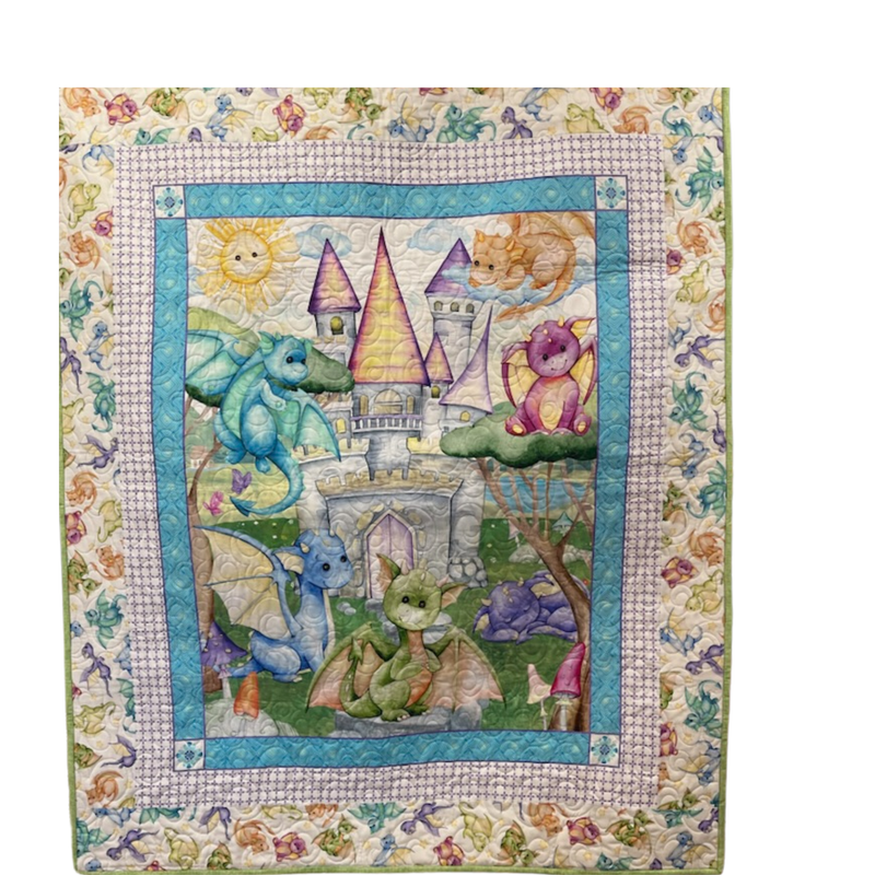 Dragon Friends Small Quilt