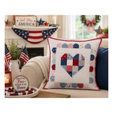 Pieced With Love Pillow Kit Featuring Independence Day Fabric
