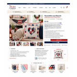 Pieced With Love Pillow Kit Featuring Independence Day Fabric