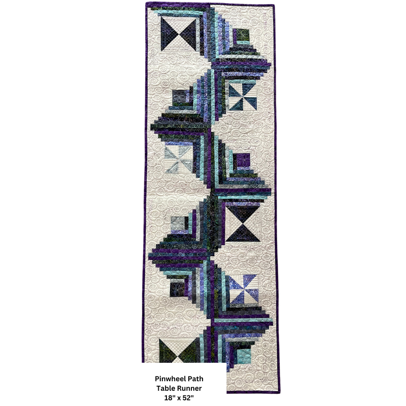 Pinwheel Path Table Runner - 18" x 52"