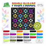 Prism Parade Quilt Kit - Dark Colorway