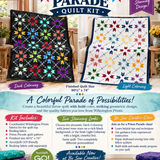 Prism Parade Quilt Kit - Dark Colorway