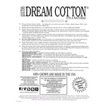 Quilter's Dream Cotton advertisement with text and branding on a white background