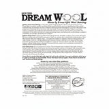 Advertisement for Quilters Dream Wool batting with product details and branding.