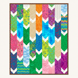 Sample of Verity Quilt Using Be Sew Creative Fabric Kit