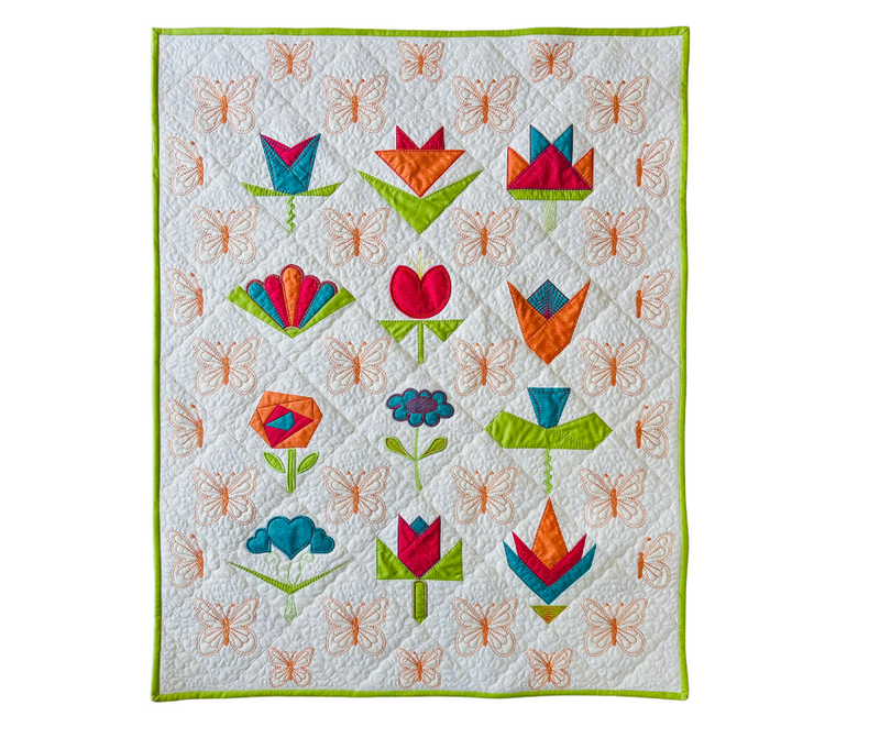 Hoop Sister Bouquet Sampler Quilt-In-The-Hoop Sew Along