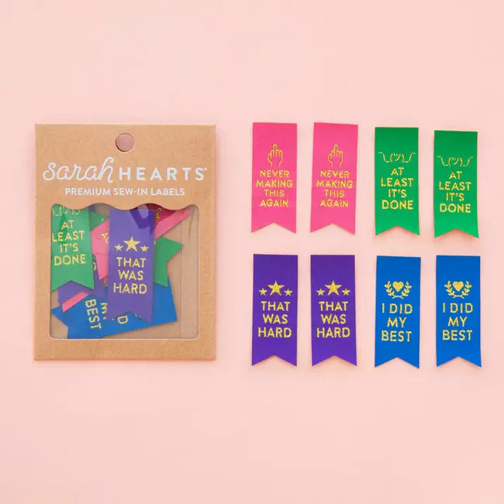 Sarcastic Award Ribbon Multipack Sewing and Quilting Labels LP225