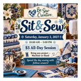 Sit N Sew Saturday January 2, 2027