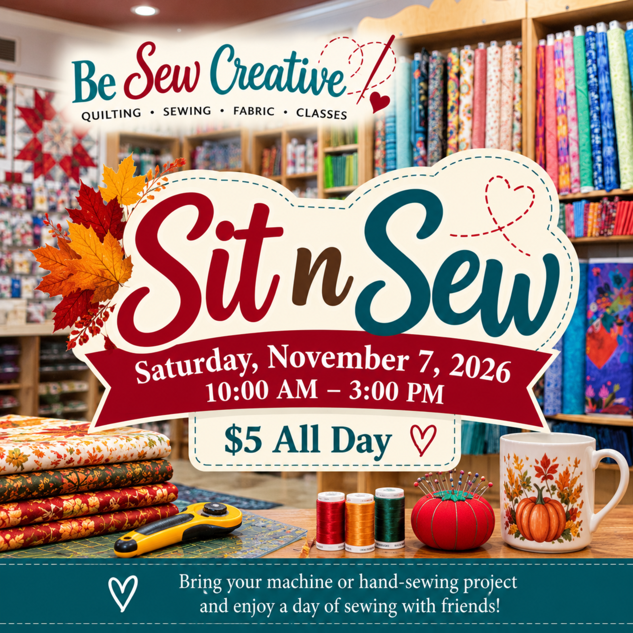 Sit N Sew Nov, 2026