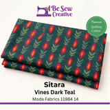Sitara Vines Dark Teal 11984 14