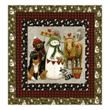 Snowman & Friends Throw Kit