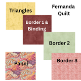 Fernanda Quilt Kit - Soft Rose Version