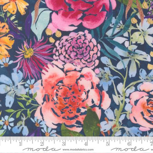 Floral pattern on fabric