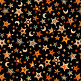 A Haunting We Will Go - Star & Moons Black 31948-J Black