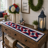 Independence Day Stars & Ribbons Fabric and Pattern Kit
