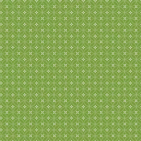 Summer's In Town Circle Dots Green C17534