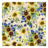 Sunflower Song Digital Bouquets Y4945-64 Light Caramel
