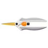 White and orange bird-shaped tool on a white background