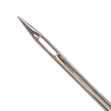 Metal needle on a white background