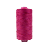 Spool of Tutti Roses TU1-10 50wt variegated Egyptian cotton thread featuring soft rose pink tones with gentle warm color variation.
