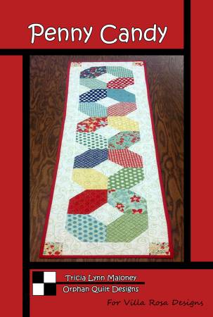 Villa Rosa Penny Candy -  Spring Table Runner Fabric and Pattern Kit