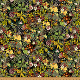 Mousin' Around - Flowers X5652-4-Black