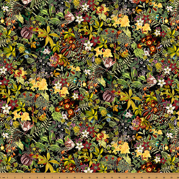 Mousin' Around - Flowers X5652-4-Black