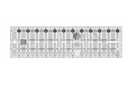 Creative Grids Quick Trim & Circle Ruler CGRMT1
