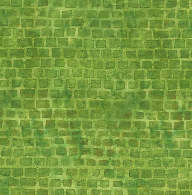Batik - Grid Green Apple