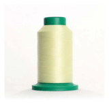 Isacord 0250 Lemon Frost 40wt polyester embroidery thread spool in bright yellow for machine embroidery, quilting, and decorative stitching.