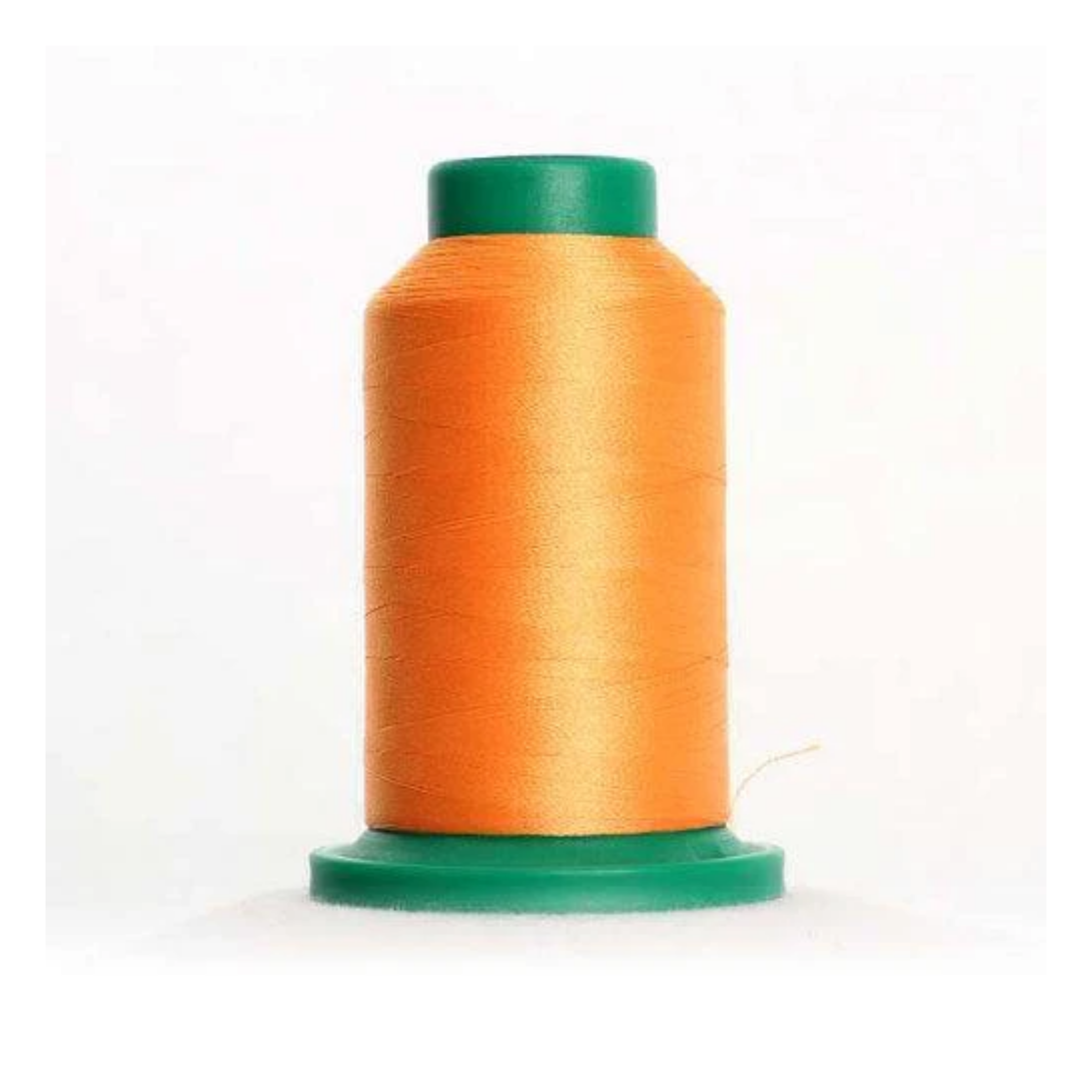 Isacord 2922-1030 Passion Fruit 40wt polyester embroidery thread on a 1000m spool in a bright orange-yellow shade for machine embroidery