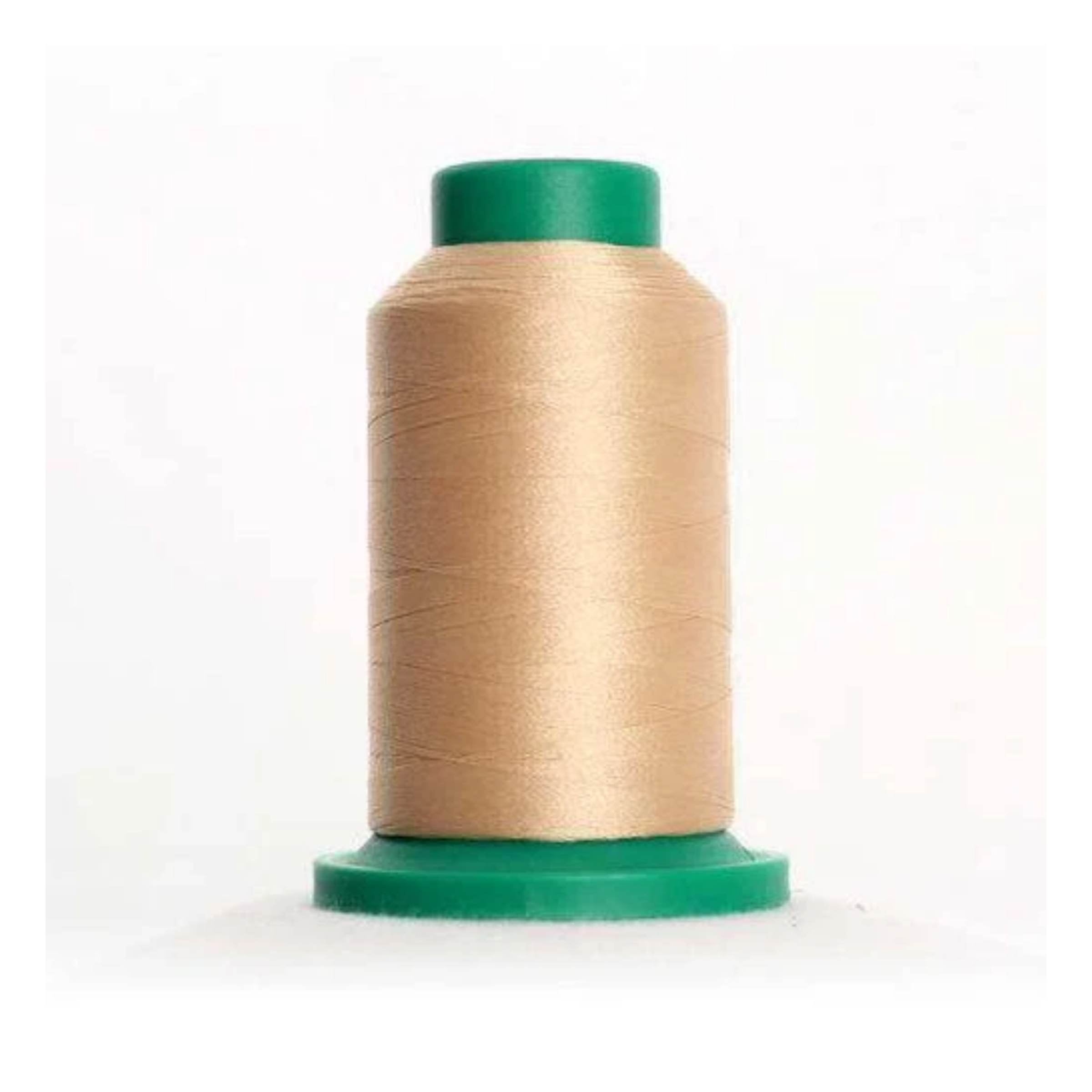 Isacord 2922-1140 Meringue 40wt polyester embroidery thread on a 1000m spool in a soft creamy off-white shade for machine embroidery